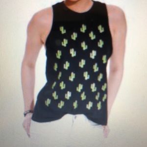 NTD Juniors Cactus Graphic Tank Top